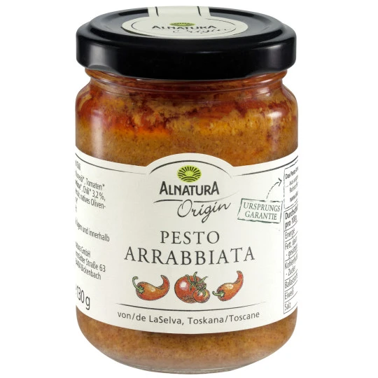 Origin Bio Pesto Arrabbiata 130G 3 Origin Bio Pesto Arrabbiata 130G