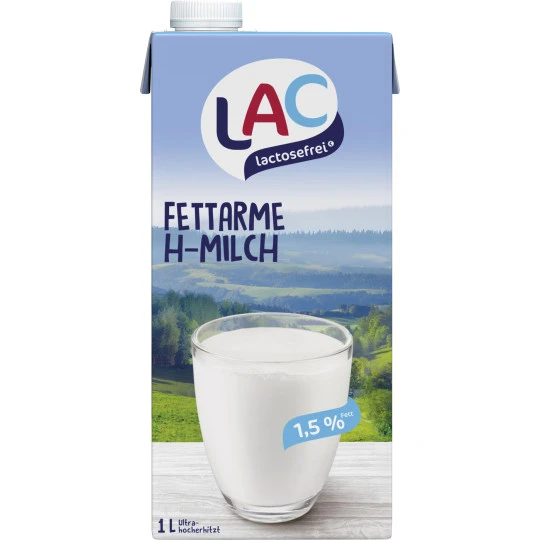 Lactosefrei Fettarme H-Milch 1,5% 1L 3 Lactosefrei Fettarme H-Milch 1,5% 1L