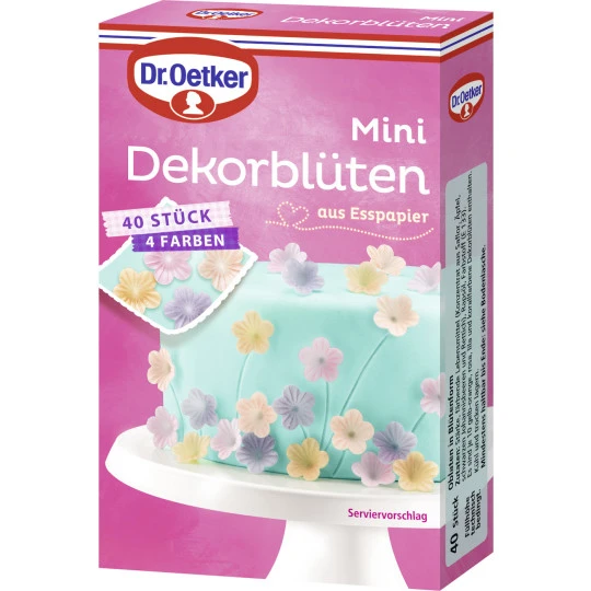 Dr. Oetker Mini Dekorblüten 40ST 3 Dr. Oetker Mini Dekorblüten 40ST
