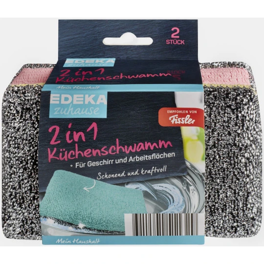 Zuhause 2in1 Küchenschwamm 3 Zuhause 2in1 Küchenschwamm