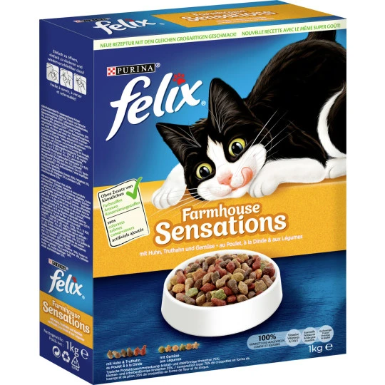 Felix Farmhouse Sensations Huhn 1KG 3 Felix Farmhouse Sensations Huhn 1KG