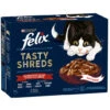 Felix Tasty Shreds Geschmacksvielfalt Vom Land 10x 80G -Lebensmittelgeschäft felixtastygvland