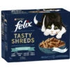 Felix Tasty Shreds Geschmacksvielfalt Aus Dem Wasser 10x80G -Lebensmittelgeschäft felixtastyshredswasser
