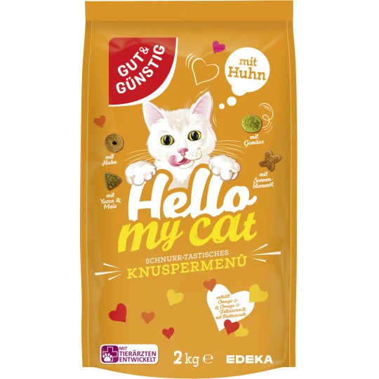 & Günstig Hello My Cat Knusper Menü Mit Huhn 2KG 3 & Günstig Hello My Cat Knusper Menü Mit Huhn 2KG