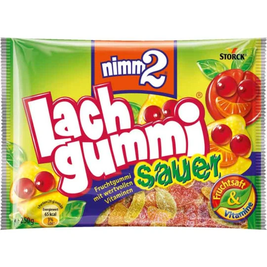 Lachgummi Sauer 250G 3 Lachgummi Sauer 250G