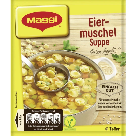 Guten Appetit! Eiermuschel-Suppe Ergibt 1L 3 Guten Appetit! Eiermuschel-Suppe Ergibt 1L