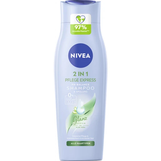 NIVEA 2in1 Pflege Express Shampoo & Spülung 250ML 3 NIVEA 2in1 Pflege Express Shampoo & Spülung 250ML