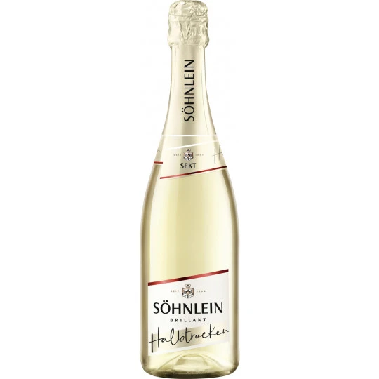 Brillant Sekt Weiß Halbtrocken 0,75L 3 Brillant Sekt Weiß Halbtrocken 0,75L
