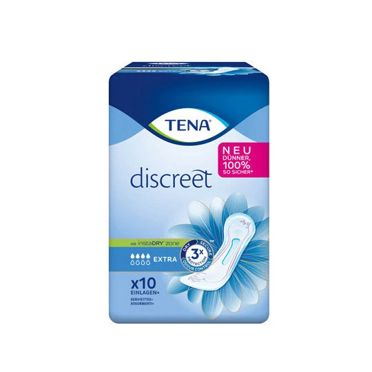 TENA Discreet Extra Einlagen 10ST 3 TENA Discreet Extra Einlagen 10ST