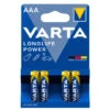 Varta Longlife Power Micro AAA 4ST -Lebensmittelgeschäft varta longlife power micro aaa 4st